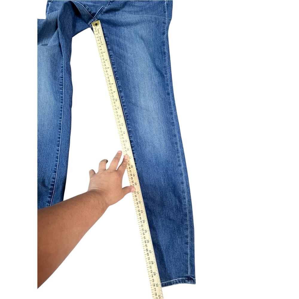 Athleta Sculptek Women's 4T Tall Stretch Denim Jeans Blue Skinny Slim Fit - Picture 9 of 13